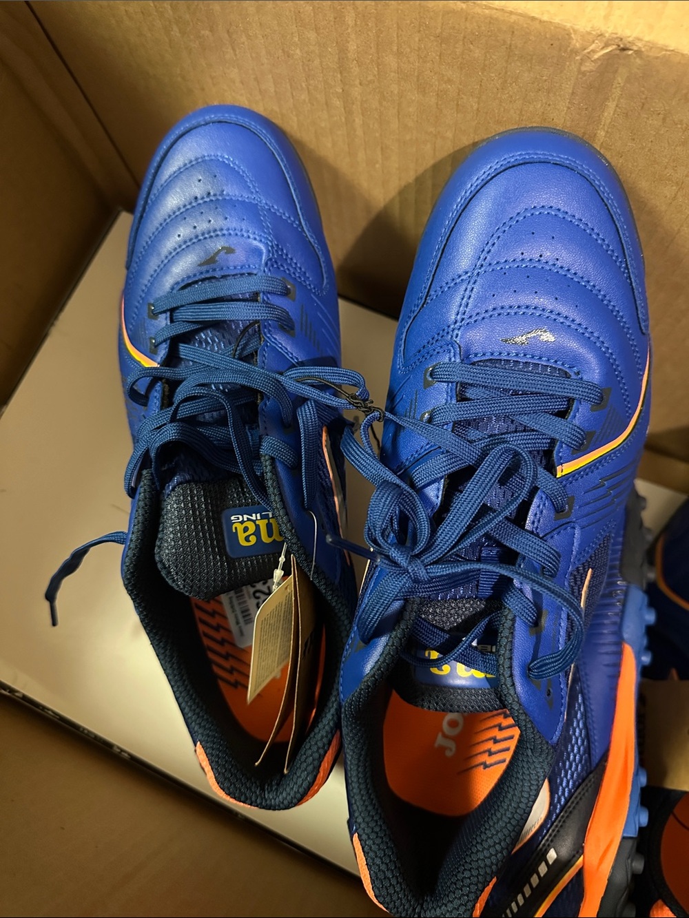 Kids Blue Athletic Cleats - Unbranded